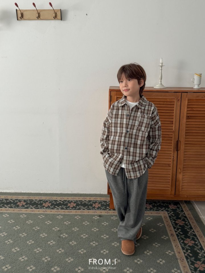 From I - Korean Children Fashion - #littlefashionista - Warm Check Shirt - 7