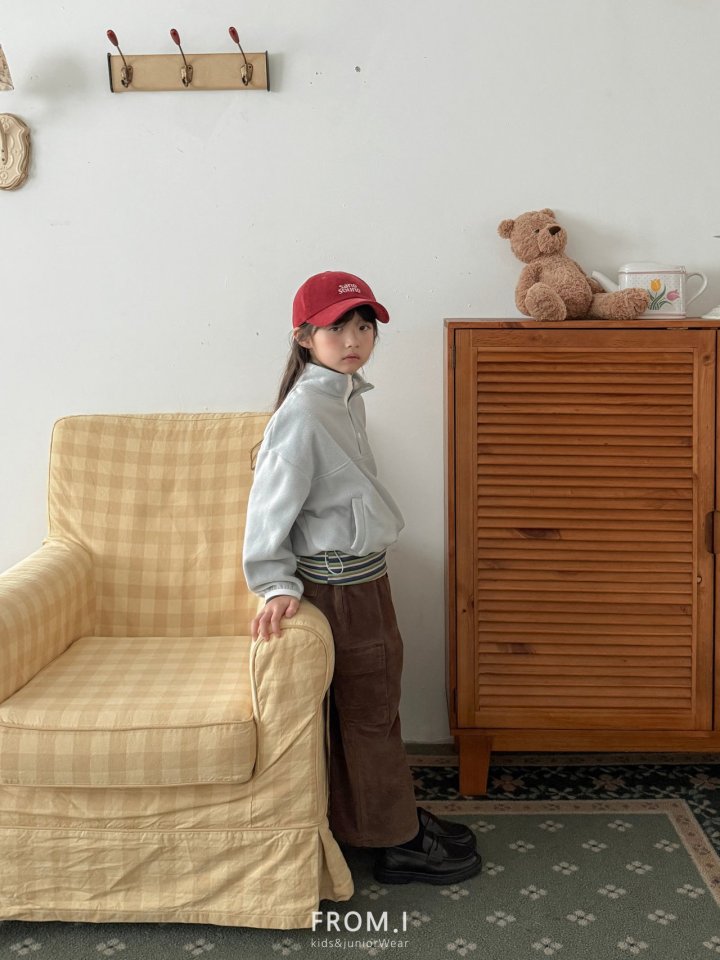 From I - Korean Children Fashion - #magicofchildhood - High Neck Fleece Sweatshirt - 8