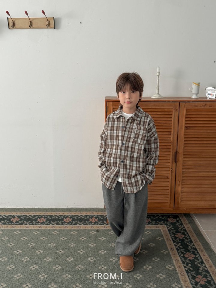 From I - Korean Children Fashion - #magicofchildhood - Warm Check Shirt - 8