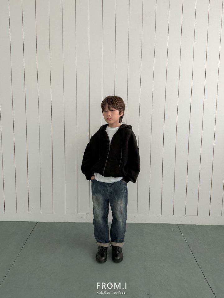 From I - Korean Children Fashion - #minifashionista - Semi Baggy Denim Pants - 11