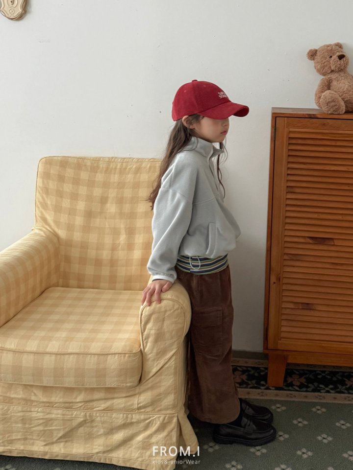 From I - Korean Children Fashion - #minifashionista - High Neck Fleece Sweatshirt - 9