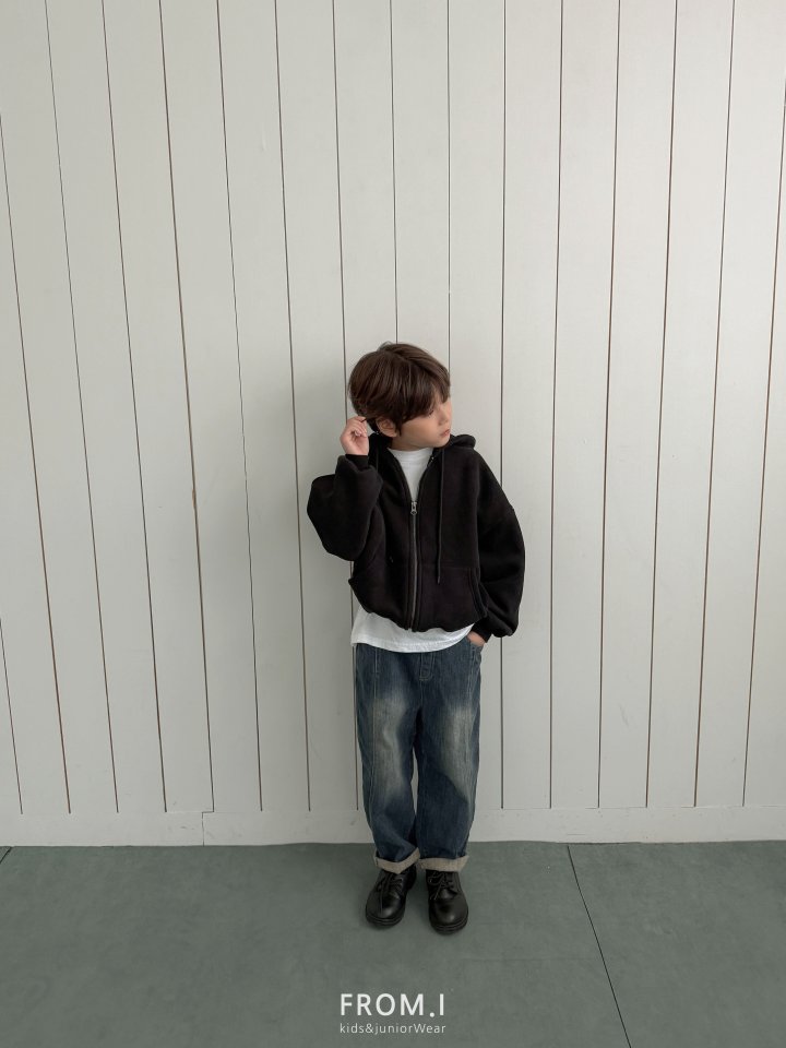 From I - Korean Children Fashion - #prettylittlegirls - Semi Baggy Denim Pants - 12
