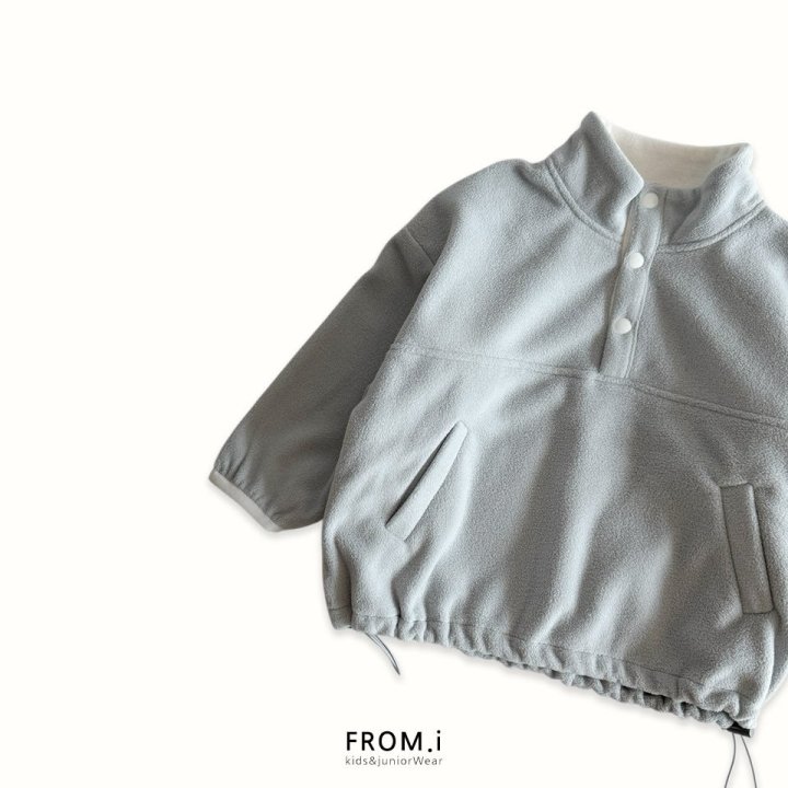 From I - Korean Children Fashion - #prettylittlegirls - High Neck Fleece Sweatshirt - 10