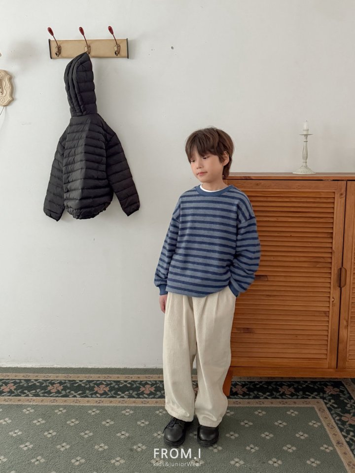 From I - Korean Children Fashion - #prettylittlegirls - Cozy Stripe Tee - 8
