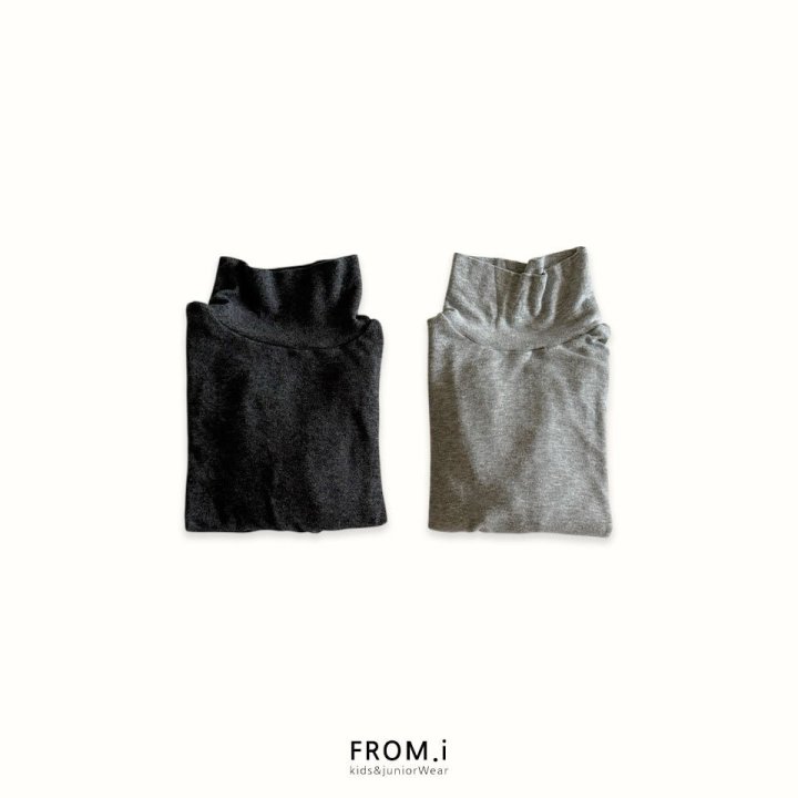 From I - Korean Children Fashion - #stylishchildhood - Soft Warm Turtleneck Tee - 2