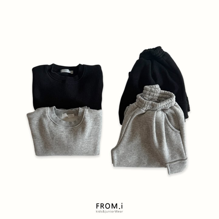 From I - Korean Children Fashion - #todddlerfashion - Sweatshirt Cargo Pants Set - 4