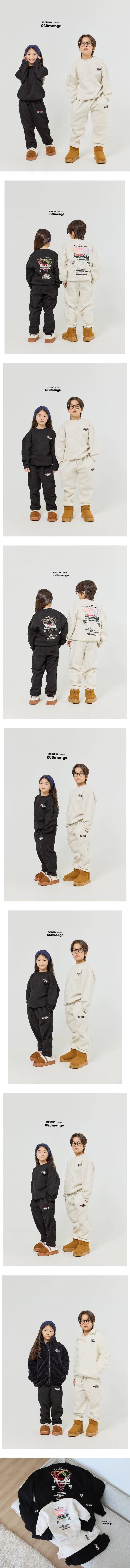 Ggomenge - Korean Women Fashion - #restrostyle - Fleece Paradise Set (Adult) - 2