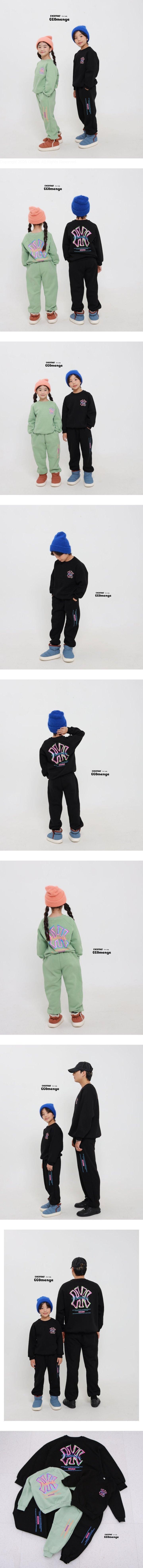 Ggomenge - Korean Women Fashion - #restrostyle - Fleece  New York Set (Adult) - 2