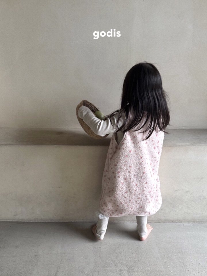 Godis - Korean Children Fashion - #designkidswear - Flower Sleep Vest - 10