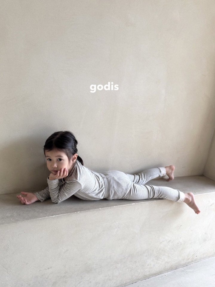 Godis - Korean Children Fashion - #fashionkids - Cozy Stripe Easywear - 6