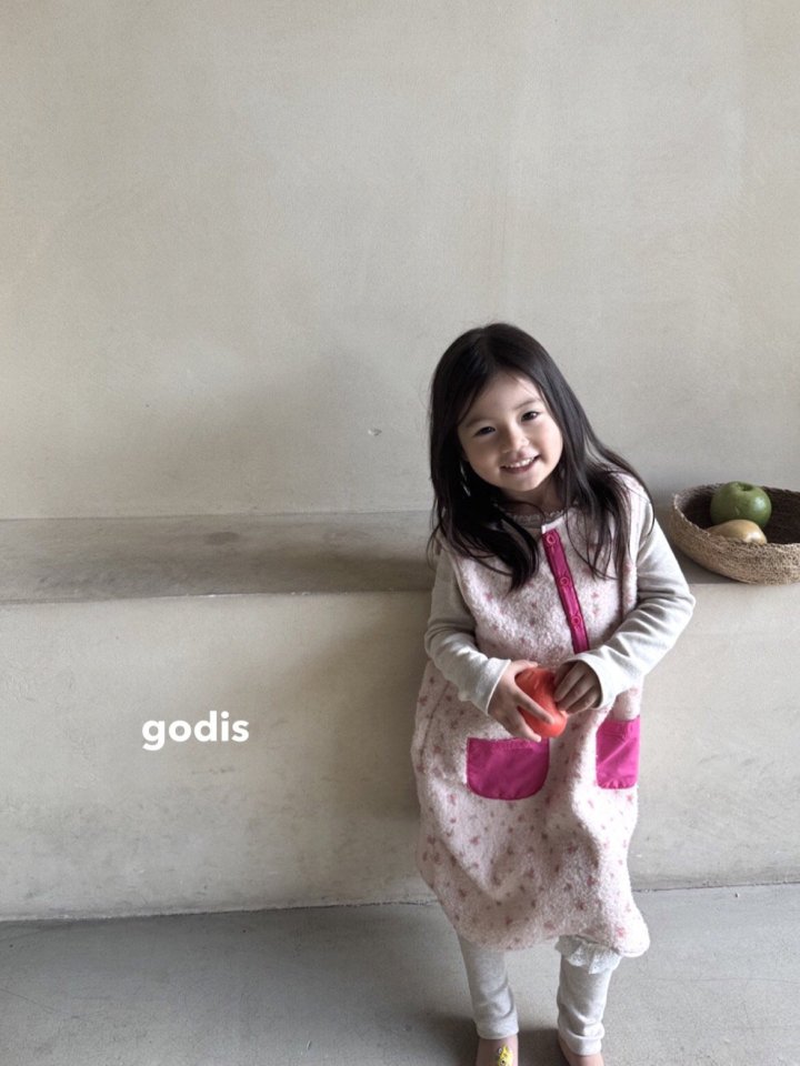 Godis - Korean Children Fashion - #fashionkids - Flower Sleep Vest - 11