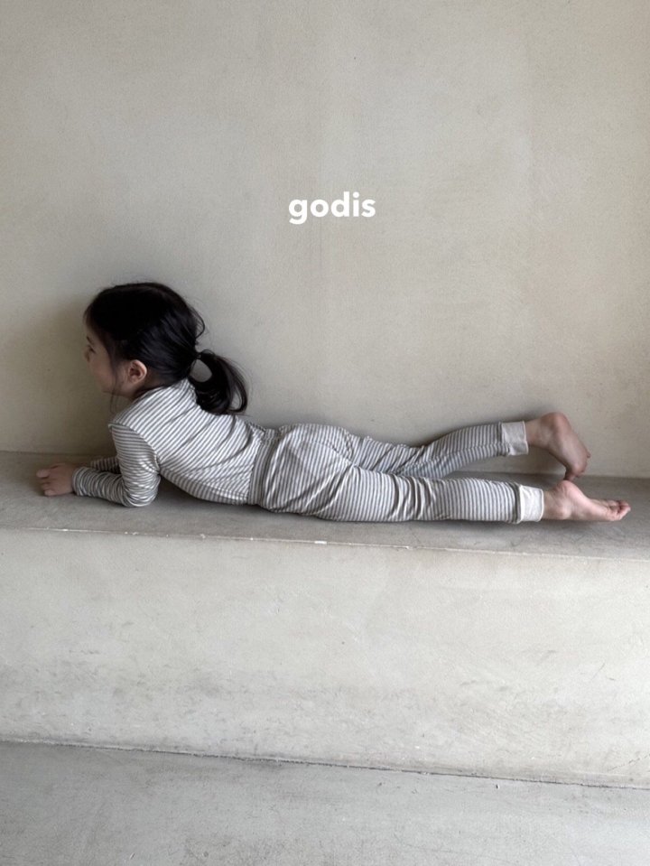 Godis - Korean Children Fashion - #kidsshorts - Cozy Stripe Easywear - 7