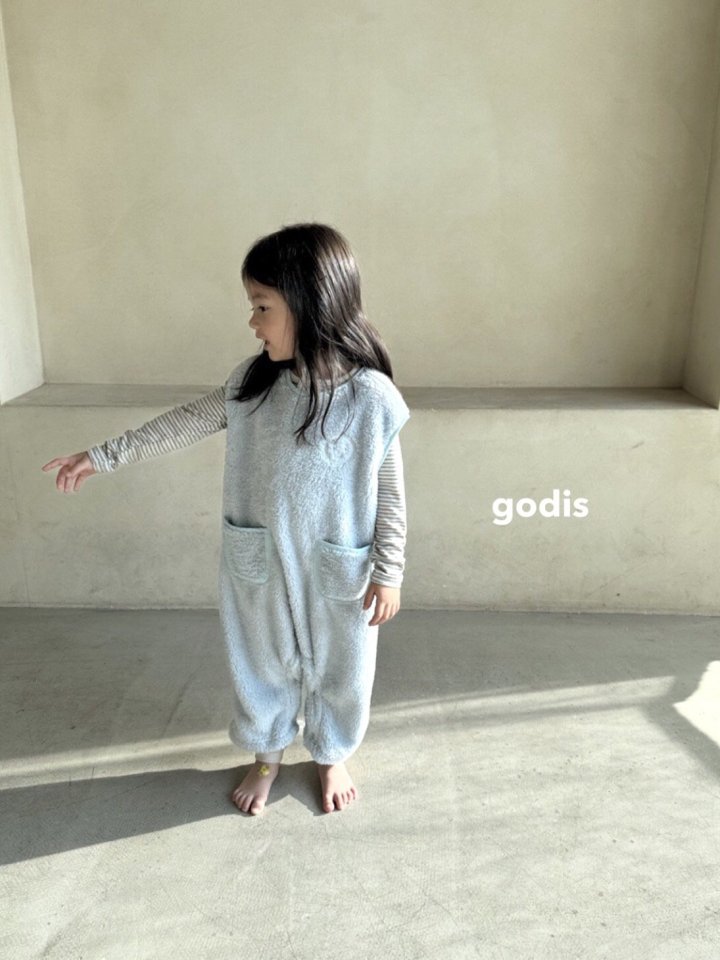 Godis - Korean Children Fashion - #kidsshorts - Boa Sleeping Suit