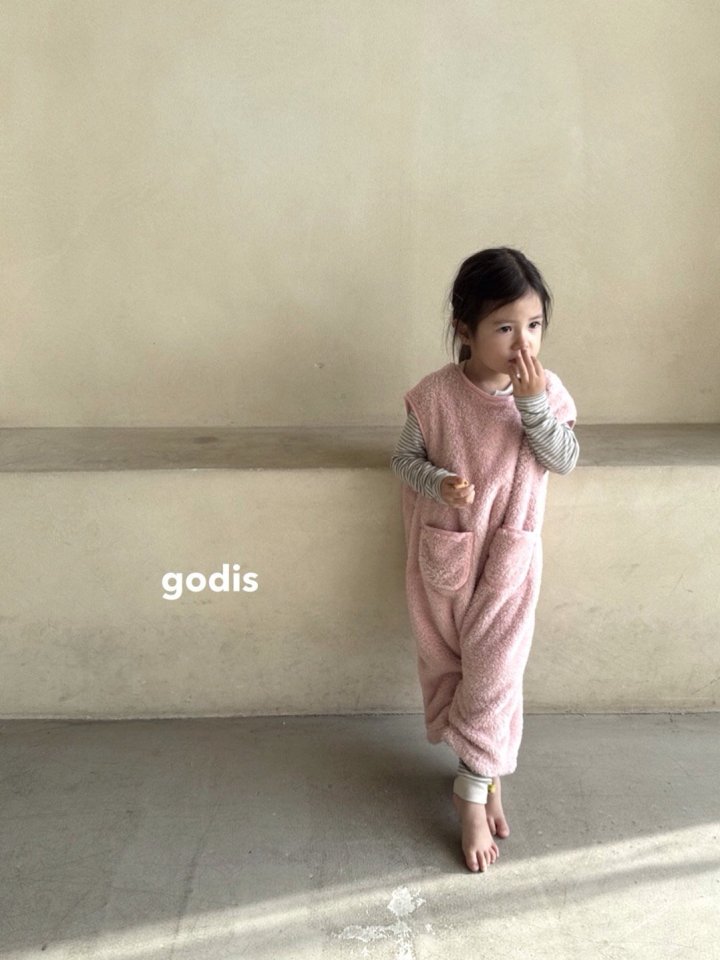 Godis - Korean Children Fashion - #littlefashionista - Boa Sleeping Suit - 5