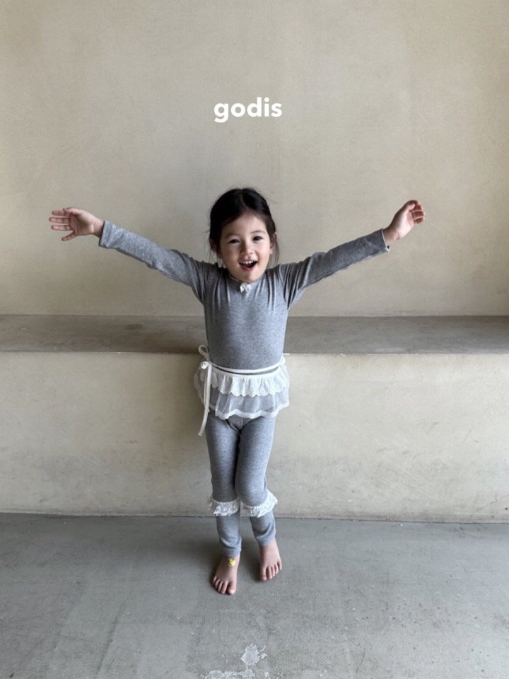 Godis - Korean Children Fashion - #magicofchildhood - Lace Frill Lounge Wear - 11