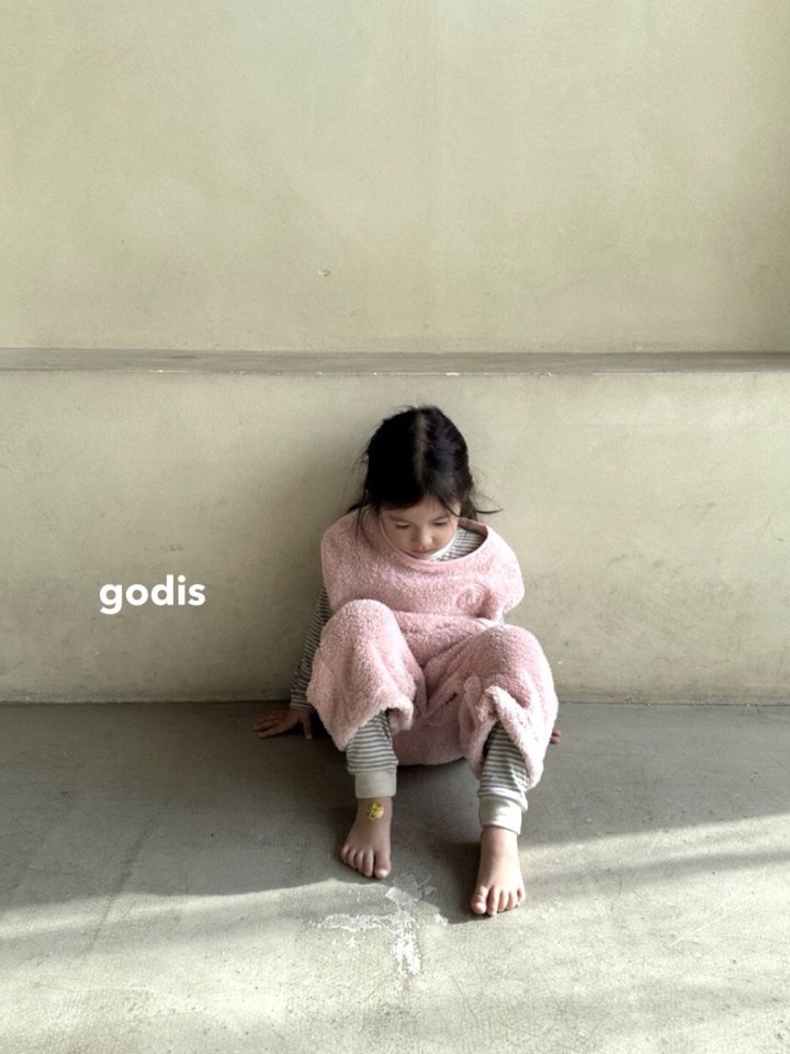 Godis - Korean Children Fashion - #minifashionista - Boa Sleeping Suit - 7