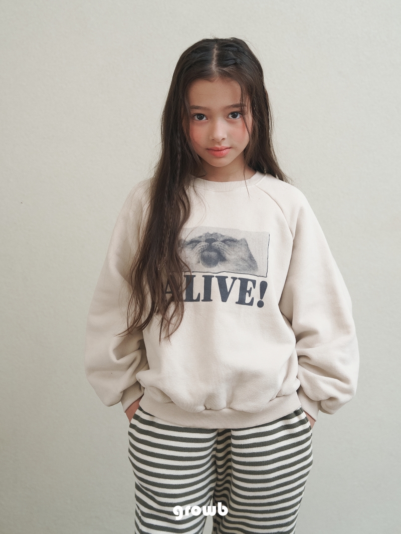 Grow B - Korean Women Fashion - #momslook - Adult Live Sweatshirt - 8
