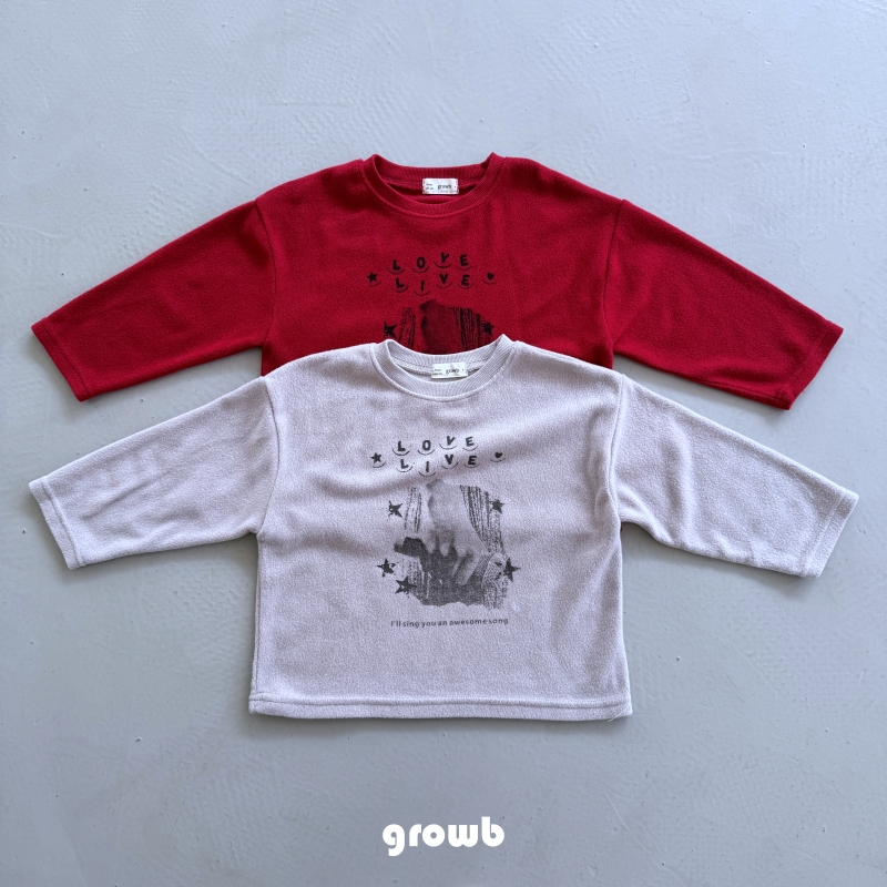 Grow B - Korean Women Fashion - #romanticstyle - Adult Love Mic Tee