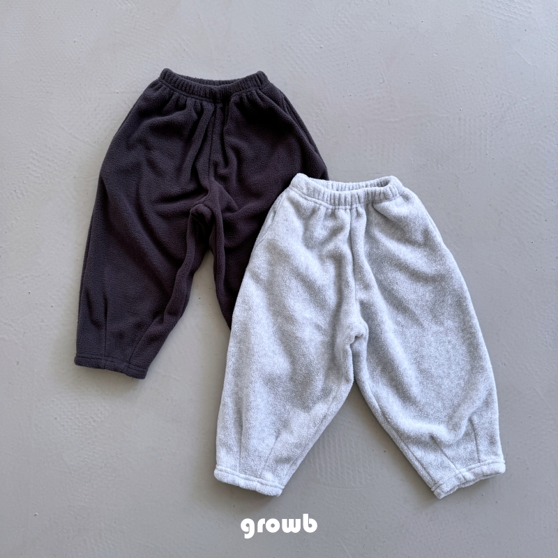 Grow B - Korean Women Fashion - #thatsdarling - Adult Fleece Dart Baggy Pants