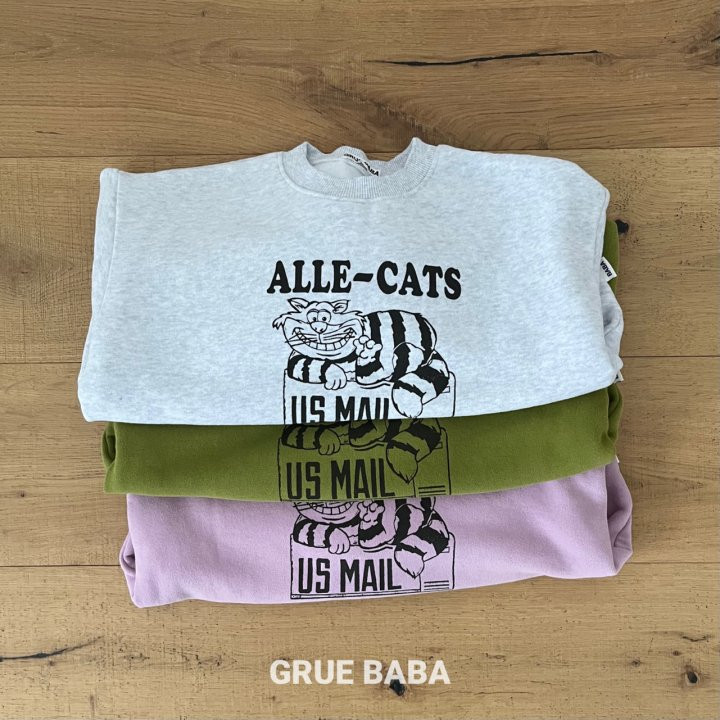 Grue Baba - Korean Children Fashion - #kidzfashiontrend - Cats Sweatshirt - 5