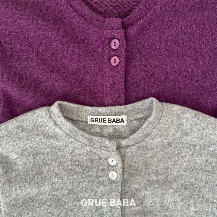 Grue Baba - Korean Children Fashion - #littlefashionista - Snow Cardigan - 4