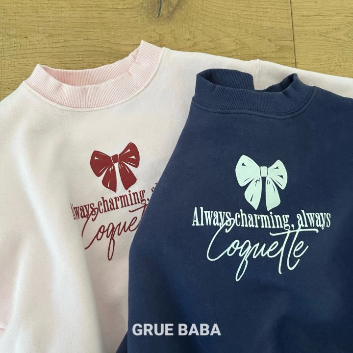 Grue Baba - Korean Children Fashion - #minifashionista - Ribbon Sweatshirt - 3
