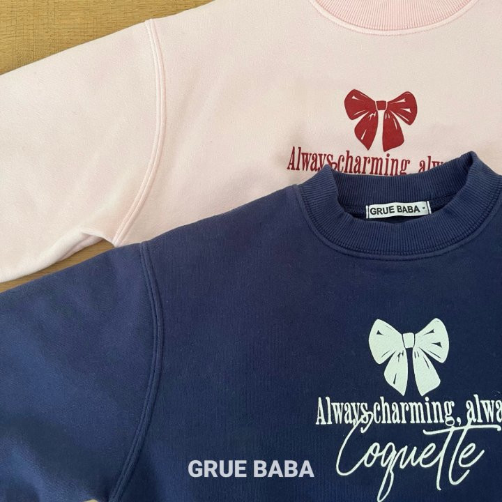Grue Baba - Korean Children Fashion - #minifashionista - Ribbon Sweatshirt - 4
