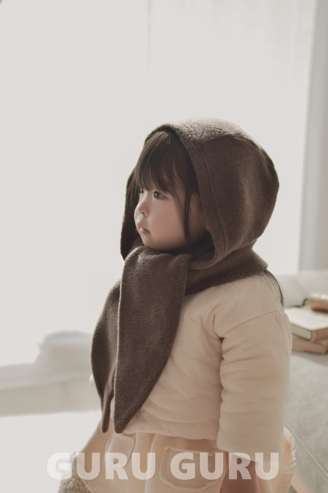 Guru Guru - Korean Baby Fashion - #babyboutique - Hooded Muffler - 11