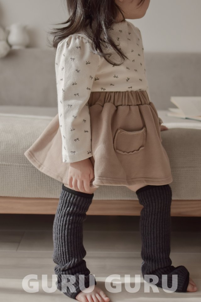 Guru Guru - Korean Baby Fashion - #babyboutique - Ribbon Puff Tee - 6