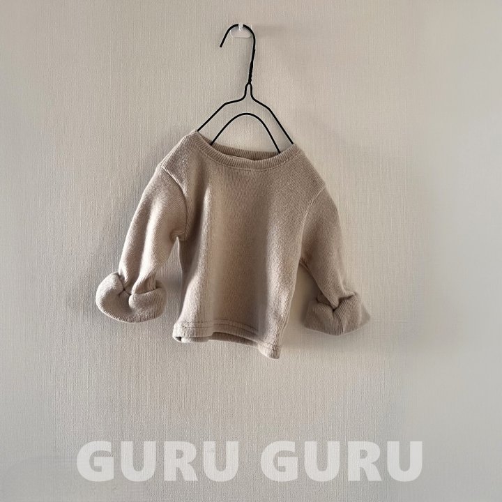 Guru Guru - Korean Baby Fashion - #babyboutique - Frill Sleeve Tee - 3