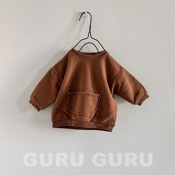 Guru Guru - Korean Baby Fashion - #babyboutique - Pocket Sweatshirt - 2