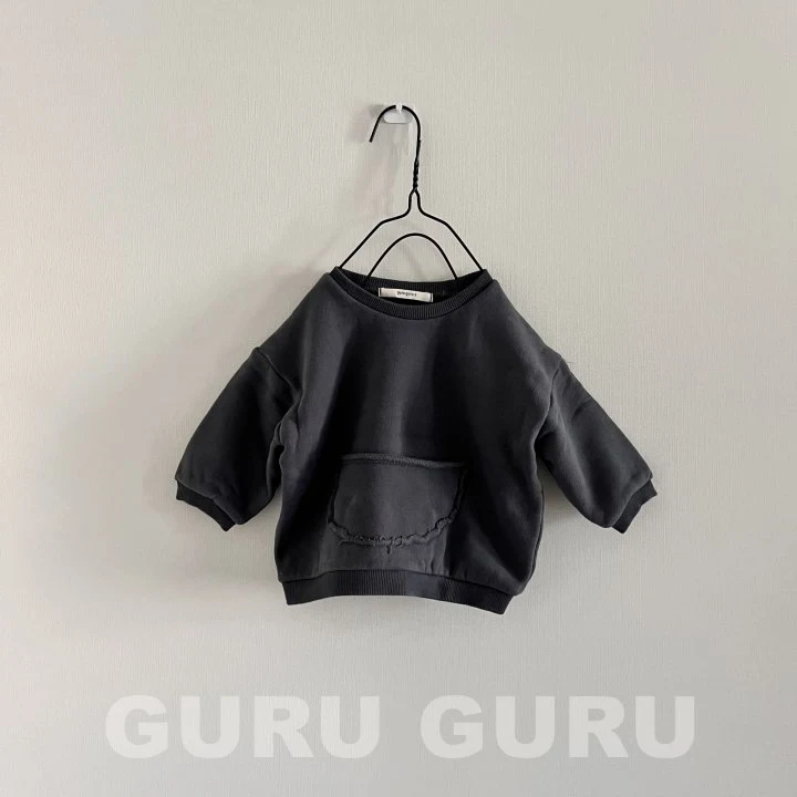 Guru Guru - Korean Baby Fashion - #babyboutique - Pocket Sweatshirt - 3