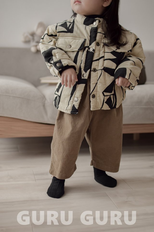 Guru Guru - Korean Baby Fashion - #babyboutique - Corduroy Wood Pants - 10