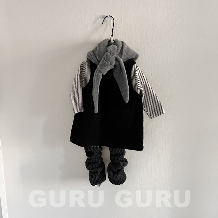 Guru Guru - Korean Baby Fashion - #babyboutique - Corduroy One-piece - 6