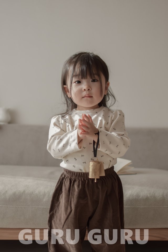 Guru Guru - Korean Baby Fashion - #babyboutiqueclothing - Ribbon Puff Tee - 7