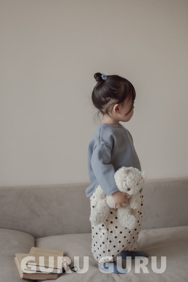 Guru Guru - Korean Baby Fashion - #babyboutiqueclothing - Round Puff Tee - 6