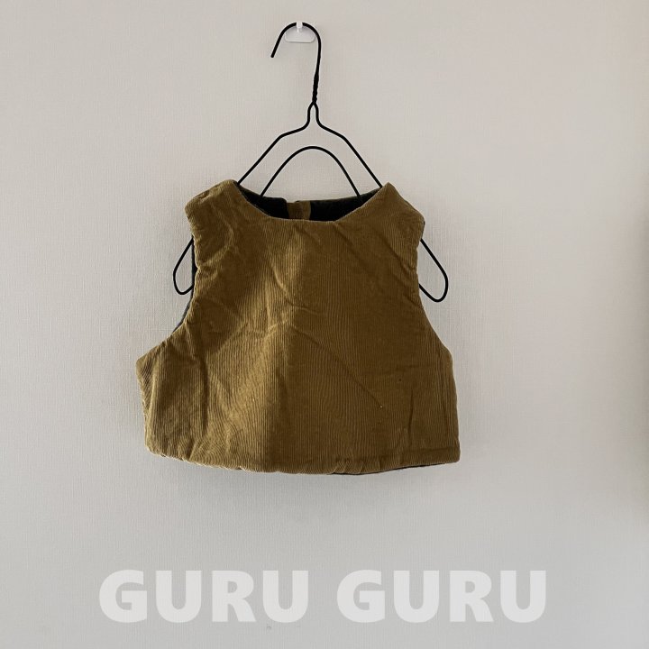 Guru Guru - Korean Baby Fashion - #babyboutiqueclothing - Corduroy Vest
