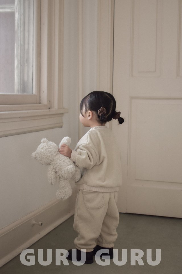 Guru Guru - Korean Baby Fashion - #babyboutiqueclothing - Terry Fleece Set - 8