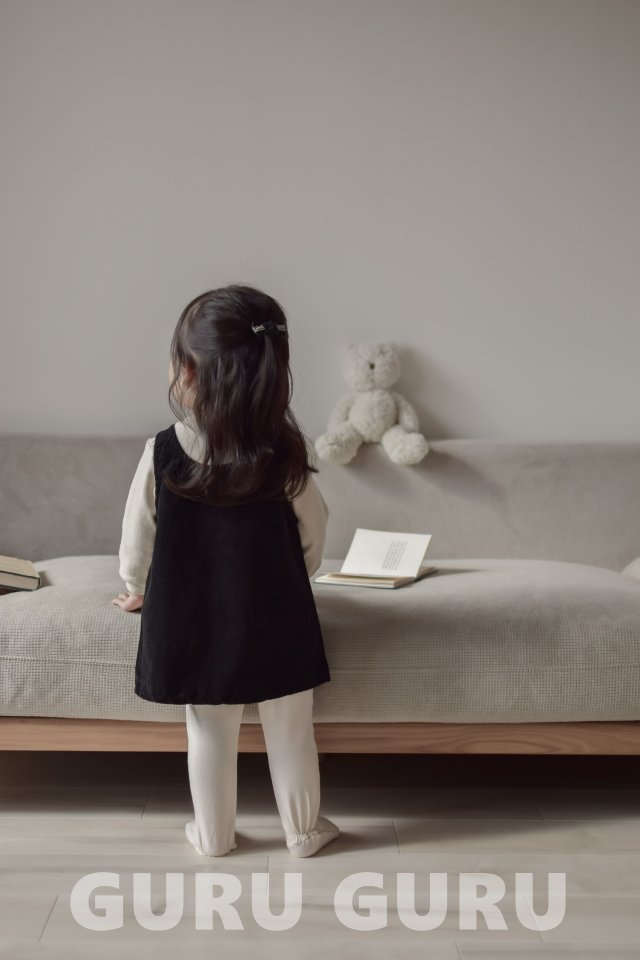 Guru Guru - Korean Baby Fashion - #babyboutiqueclothing - Corduroy One-piece - 7