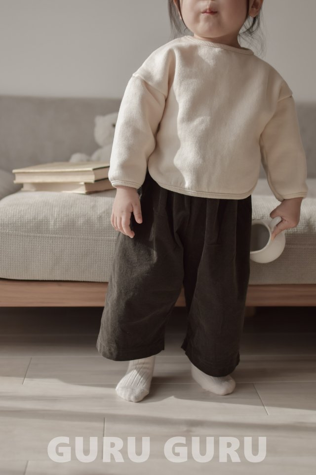 Guru Guru - Korean Baby Fashion - #babyclothing - Corduroy Wood Pants - 12