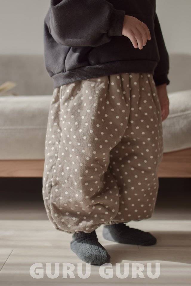 Guru Guru - Korean Baby Fashion - #babyclothing - Bonding Polka Dot Pants - 11