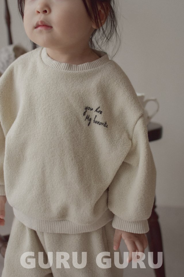 Guru Guru - Korean Baby Fashion - #babyclothing - Terry Fleece Set - 9