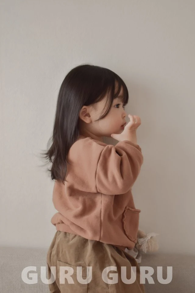 Guru Guru - Korean Baby Fashion - #babyfashion - Pocket Sweatshirt - 6