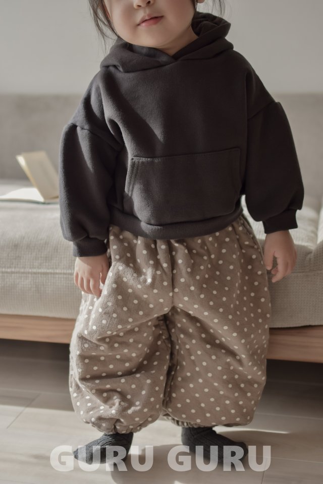 Guru Guru - Korean Baby Fashion - #babyfashion - Bonding Polka Dot Pants - 12