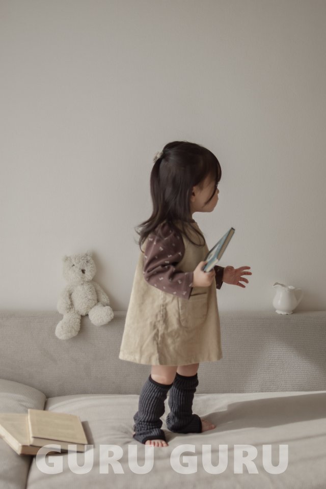 Guru Guru - Korean Baby Fashion - #babyfever - Ribbon Puff Tee - 10