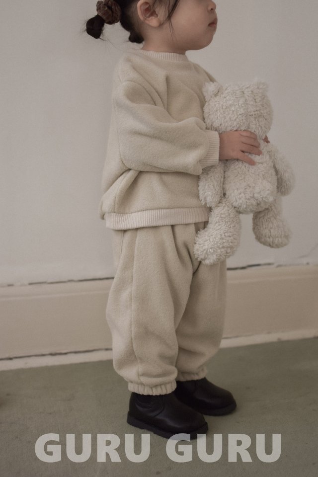 Guru Guru - Korean Baby Fashion - #babyfever - Terry Fleece Set - 11