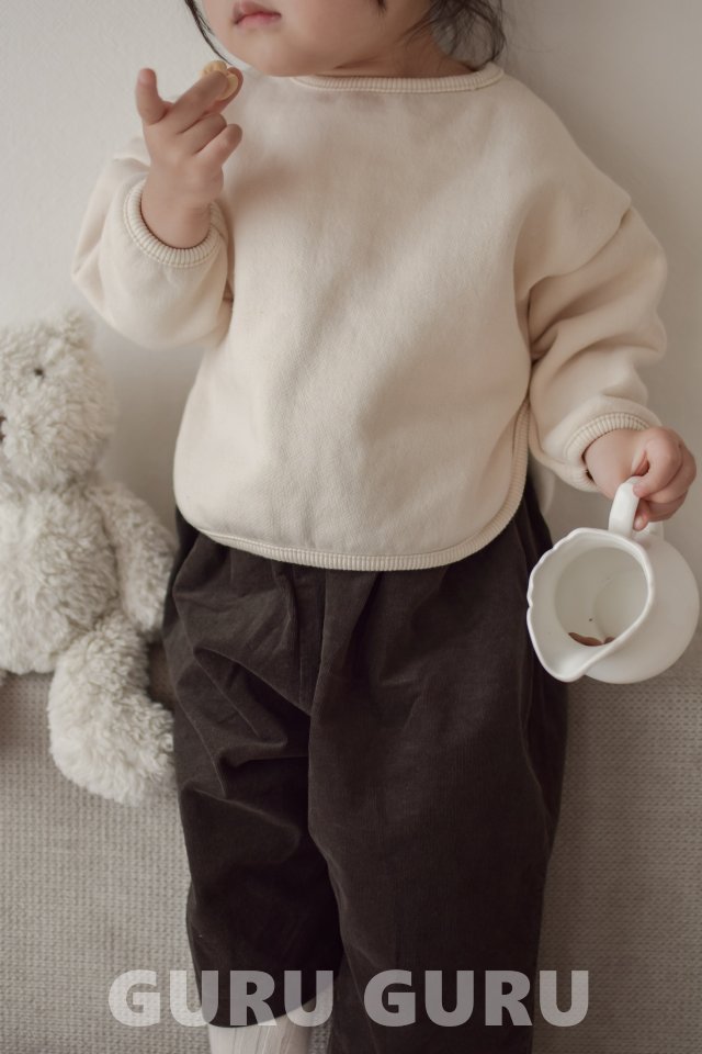 Guru Guru - Korean Baby Fashion - #babylifestyle - Round Puff Tee - 11