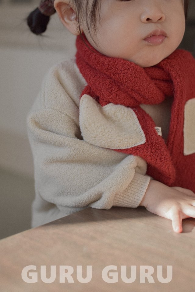Guru Guru - Korean Baby Fashion - #babyootd - Square Muffler - 6