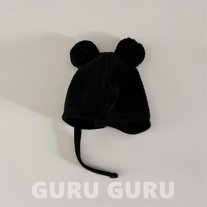 Guru Guru - Korean Baby Fashion - #babyootd - Teddy Bear Hat - 3