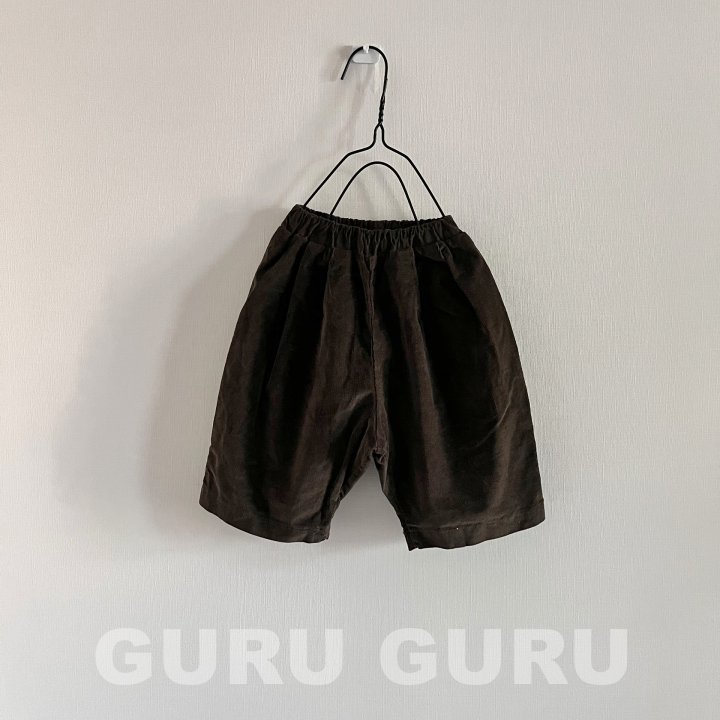 Guru Guru - Korean Baby Fashion - #babyootd - Corduroy Wood Pants - 3